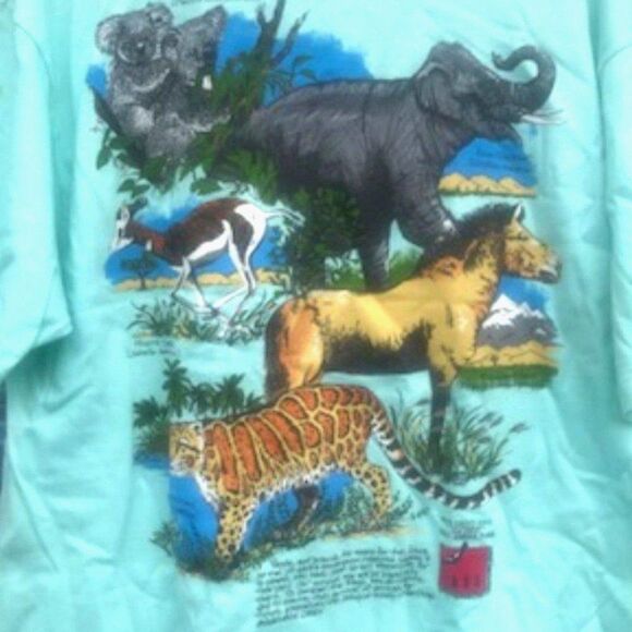 San Diego Zoo . Size: Extra Large {46-48}  ............ Short Sleeve Tee Shirt - Picture 3 of 5